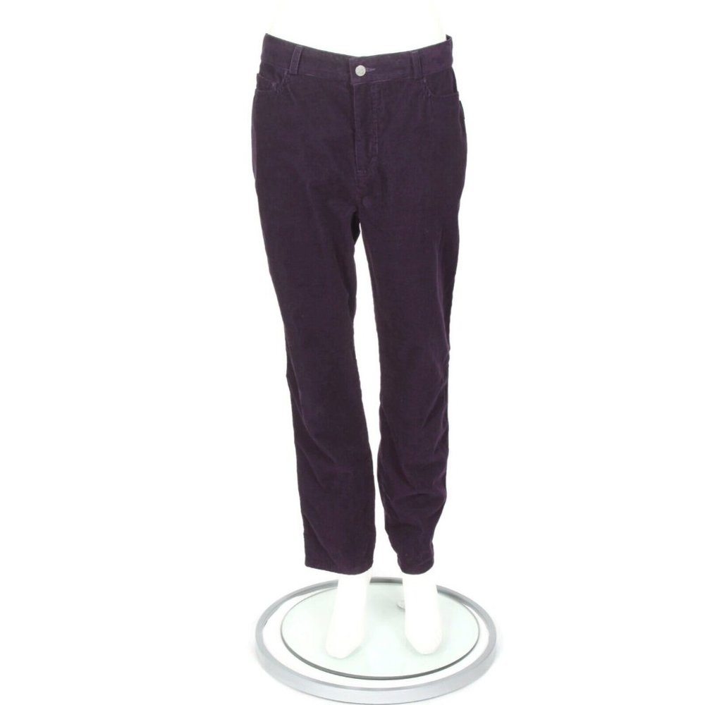 Agnes B. Purple Corduroy Pants 100% Cotton 32W straight leg - 061